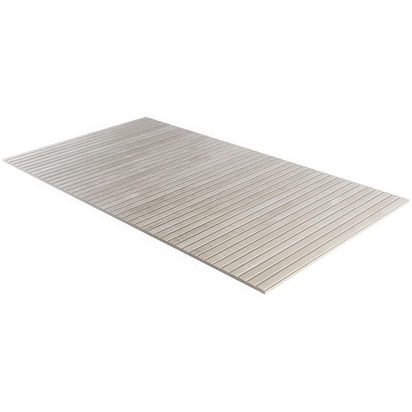 Montgomery Ribbon Gray 8 in. x 0.41 in. Matte Porcelain Tile Sample