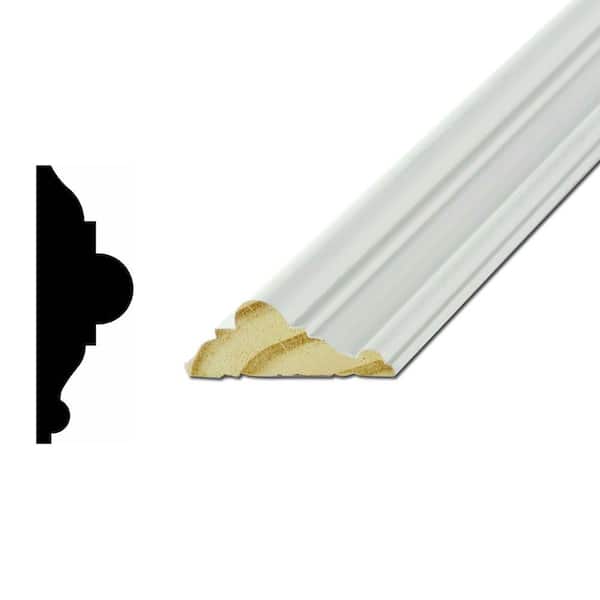 American Heritage AMH-300 1-1/16 in. x 3 in. Primed Finger-Jointed Pine Wood Chair Rail Moulding