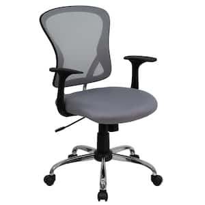 Mesh Swivel Ergonomic Task Chair in Gray