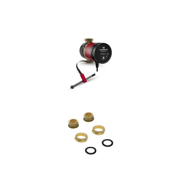 Comfort UP10-16 PM A BU/LC Circulator Pump with 6 ft. Cord and 3/4 in. NPT Bronze Half-Union Set