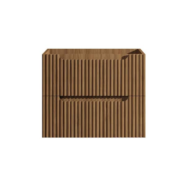 Yunus 23.2 in. Bath Vanity Cabinet without Top in Walnut Unassembled