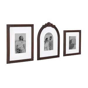 Arendahl 3 piece Dark Brown Wood Picture Frame Set of 3
