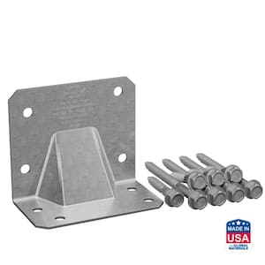 HGA Galvanized Hurricane Gusset Angle with SDS Screws (10-Qty)