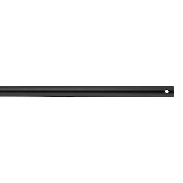 Generation Lighting Maverick Coastal 12 in. Midnight Matte Black Extension Downrod, 1/2 in. Inside Diameter