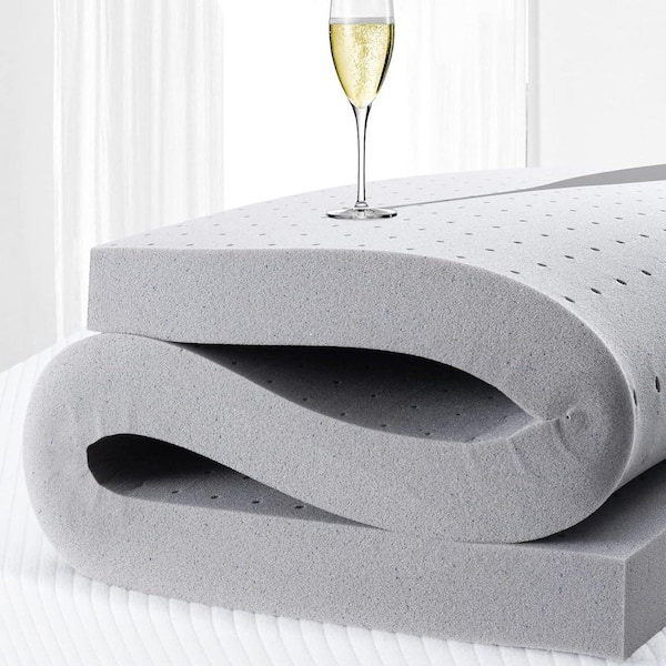 Modern Full Plush Memory Foam 3 in. Bed-in-a-Box Mattress for Pressure Relieve
