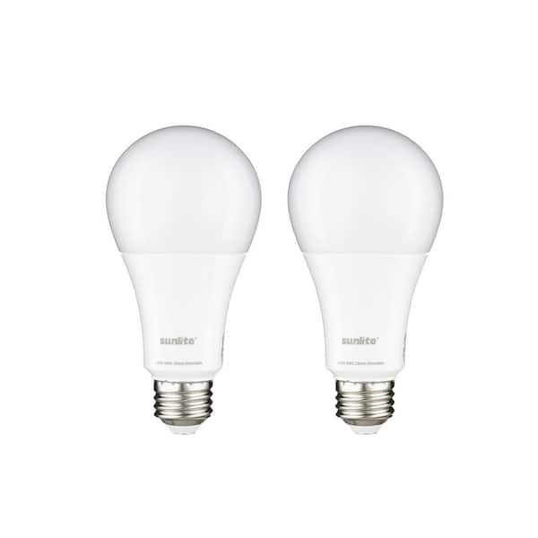 60,75,125-Watt Equivalent A21 Dimmable Medium E26 Base Omni-Directional 3-Way LED Light Bulb in 5000K (2-Pack)