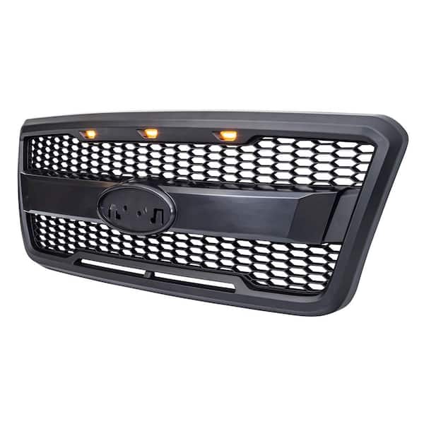 AMERICAN MODIFIED Raptor Style Mesh Grille for 2004-2008 Ford F150, Matte Black