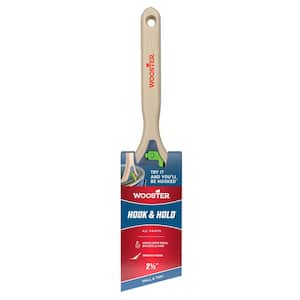 2-1/2 in. Polyester Hook and Hold Angle Sash Brush