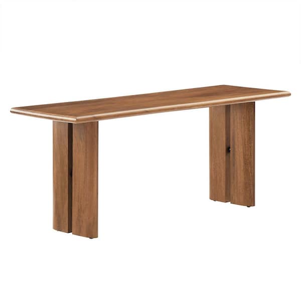 MODWAY Amistad in Walnut Wood Dining Bench 46 in.