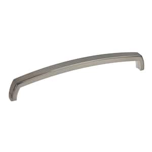 Prevost Collection 7 9/16 in. (192 mm) Brushed Nickel Transitional Cabinet Arch Pull