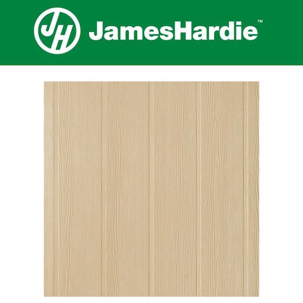 Hardie Panel HZ10 48 in. x 120 in. Primed Sierra 8 Fiber Cement Panel Siding