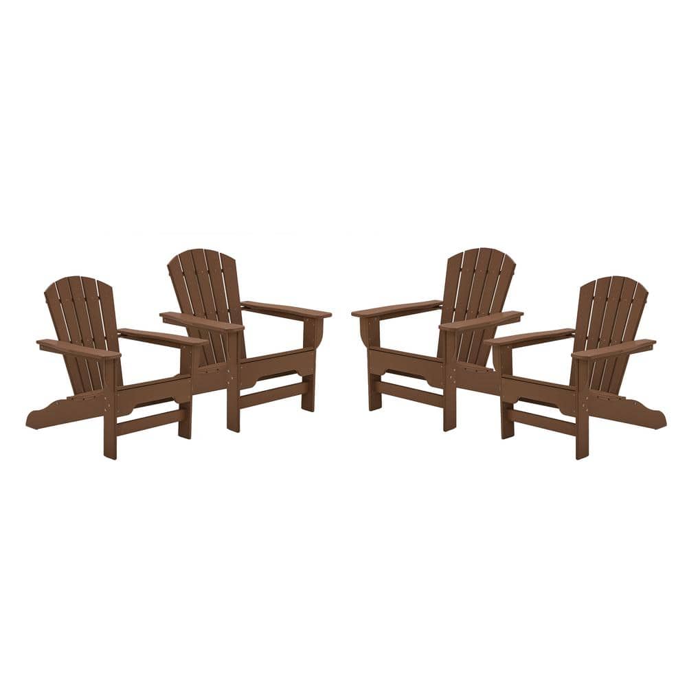 Boca Raton Teak Recycled Plastic Curveback Adirondack Chair (4-Pack) price history on PriceWatchPro