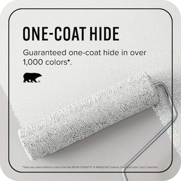 BEHR DYNASTY - 1 gal. #57 Frost Eggshell Enamel Interior Stain-Blocking Paint and Primer