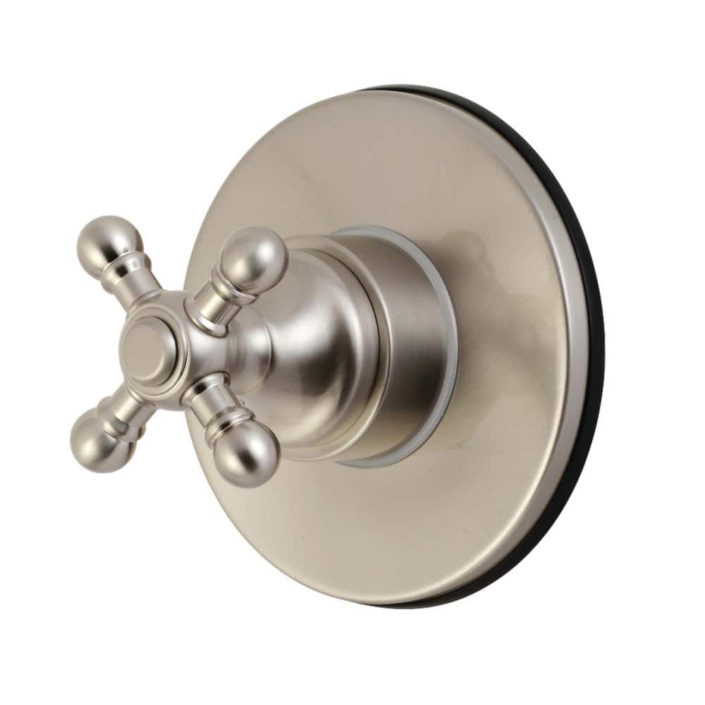 Single-Handle 1-Hole Wall Mount Three-Way Diverter Valve with Trim Kit in Brushed Nickel price history on PriceWatchPro