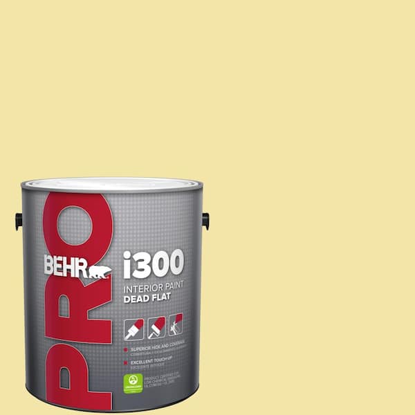 BEHR PRO 1 gal. #P320-3 Lily Bulb Dead Flat Interior Paint