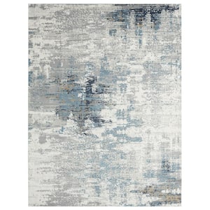 Dalton Gray 9 ft. 6 in. x 13 ft. Abstract Area Rug