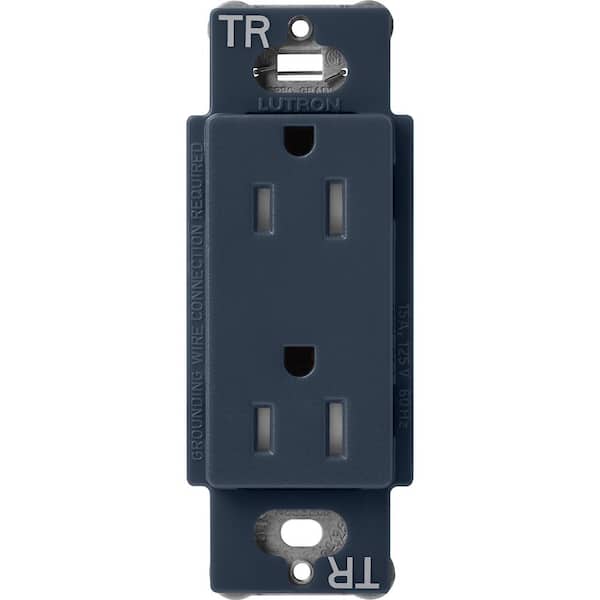 Isolated Ground Orange Decorator Duplex Receptacle Industrial Grade Decora 15A e