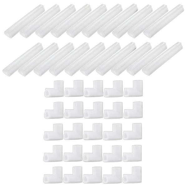 Unbranded Foam Corner Protectors 11.81L x 1.96W High Density Cushioning for TV Picture Frame Mirror Artwork Furniture Edges 40 Pcs