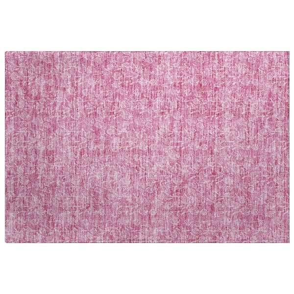 Dream Shag Premium Machine Washable Abstract ADS691 Gold 9 ft. x 12 ft. Area Rug