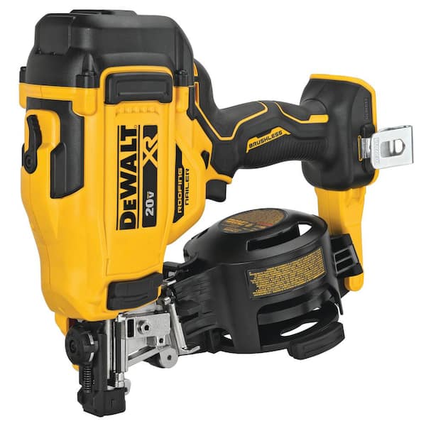 DEWALT - 20-Volt MAX Lithium-Ion 15° Electric Cordless Roofing Nailer with 20-Volt MAX Premium 5. 0Ah Battery Pack