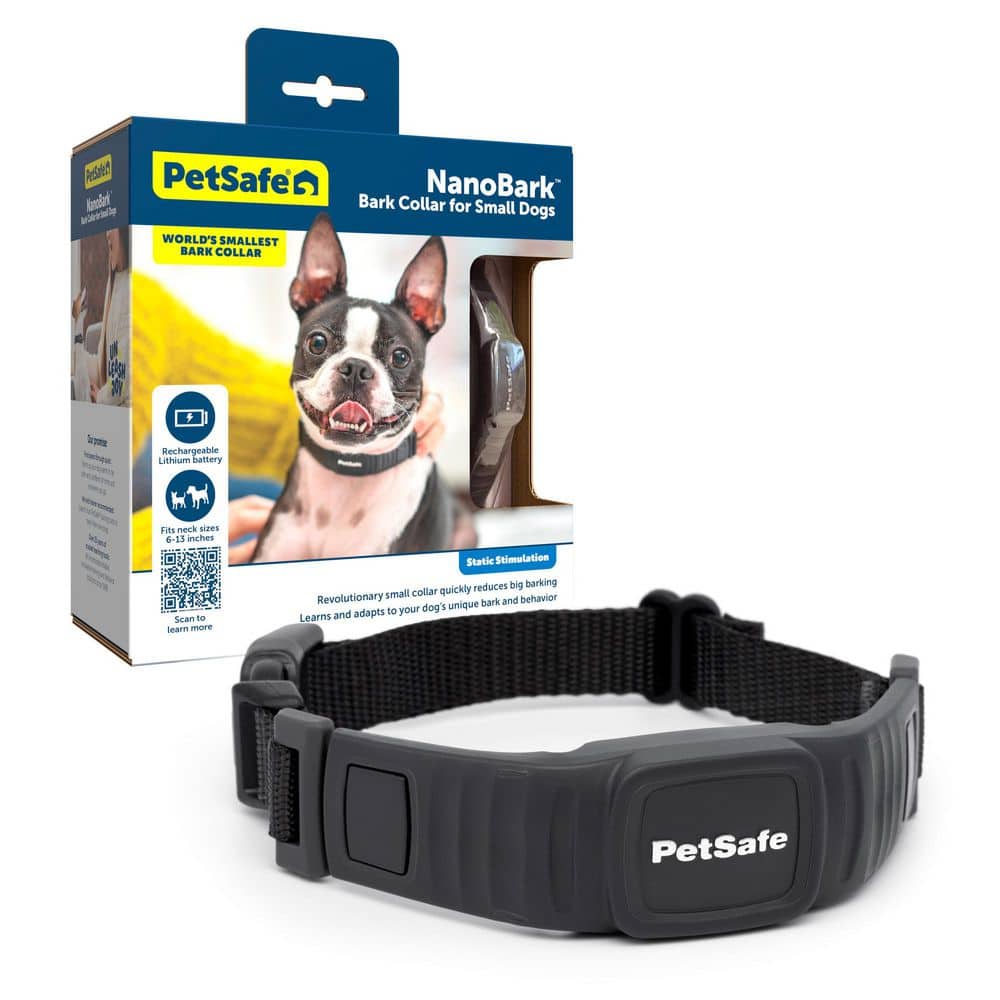 NanoBark Collar-World's Smallest Bark Collar for Small and Medium Dogs, 10 Levels of Static Stimulation