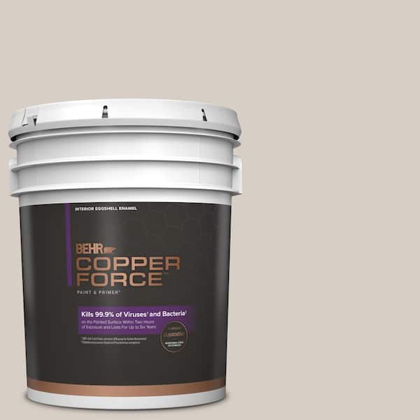 COPPER FORCE 5 gal. #MQ3-06 Granite Dust Eggshell Enamel Virucidal and Antibacterial Interior Paint & Primer
