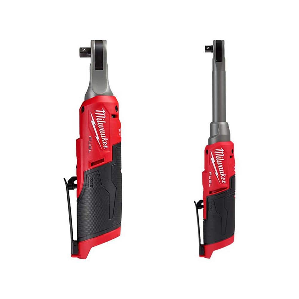 M12 FUEL 12V Lithium-Ion Brushless 3/8 in. Ratchet with M12 3/8 in. Extended Reach High Speed Cordless Ratchet -  Milwaukee, 2567-20-25