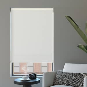 Morris Cordless White Light Filtering Daybreak Fabric Roller Shade 34 in. W x 72 in. L