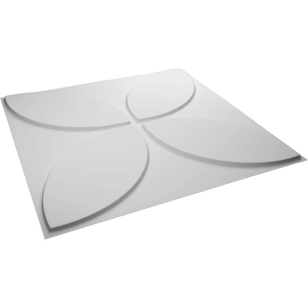 Primrose White 20" Textured 3D PVC Wall Panel