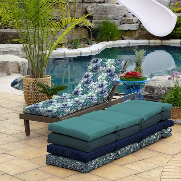 tropical chaise lounge cushions