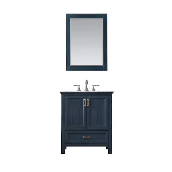 30 Navy Blue Bathroom Vanity With Sink