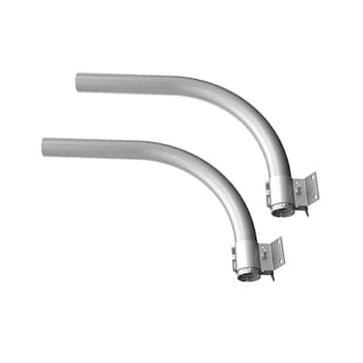 24 in. Outdoor Security Lighting Area Light and Flood Light Mount Arm (2-Pack)