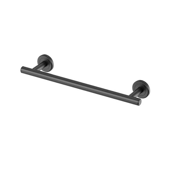 Latitude II 12 in. L Towel Bar Wall Mounted in Matte Black