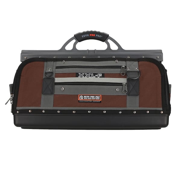 26 in. 51-Pocket Original Nylon Bag/Tote Padded Handle;Shoulder Strap;Shatterproof;Waterproof;Weatherproof;Zippered Top