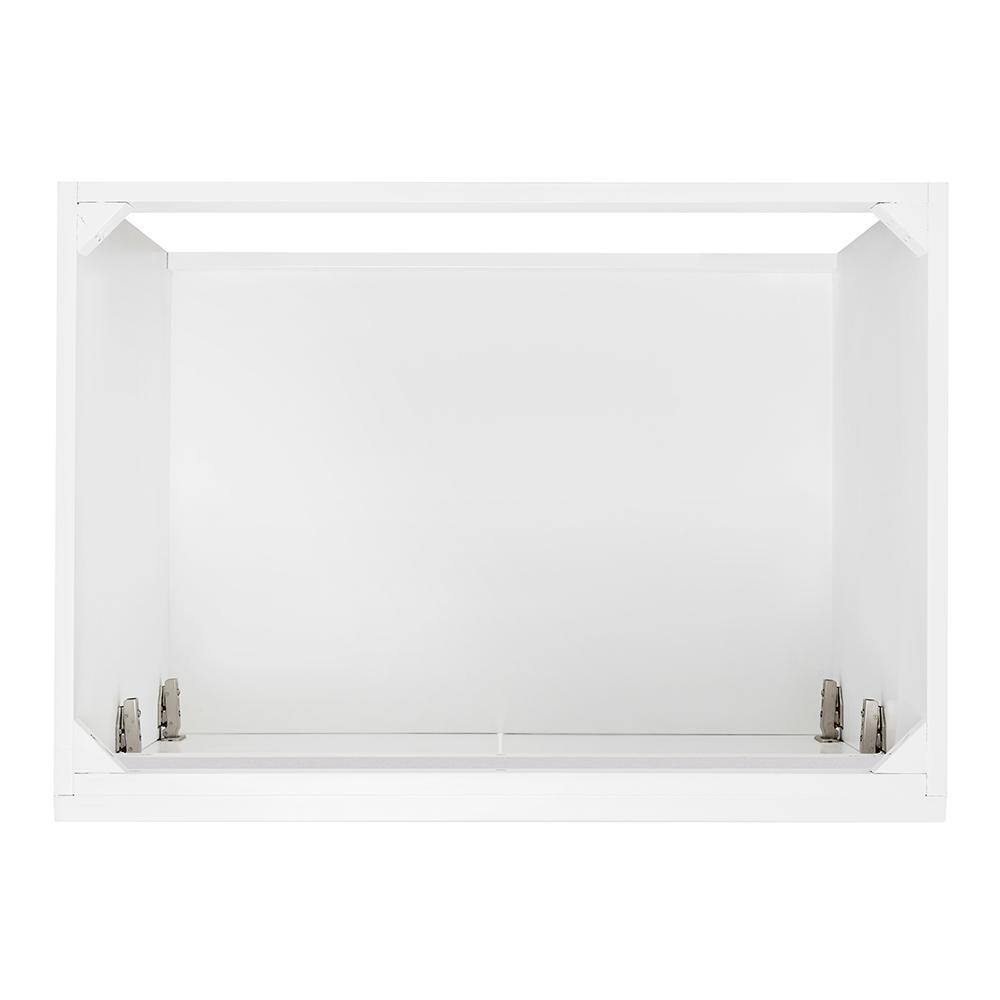 Hamlet 31" White Wood Vanity with Carrara Marble Top