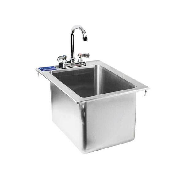 Express KitchQuip 3 Compartment Stainless Steel Sink - NSF Certified Commercial Grade