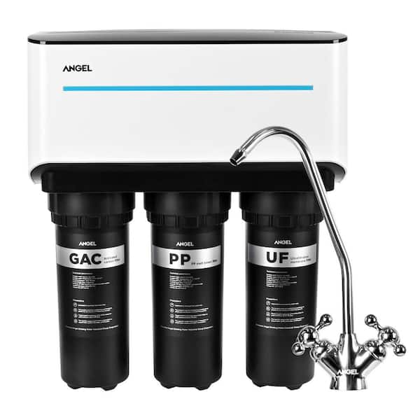 5-Stage 50 GPD Under-Sink Reverse Osmosis Water Filtration System, Reduces Particulates, Chloramine, Chlorine