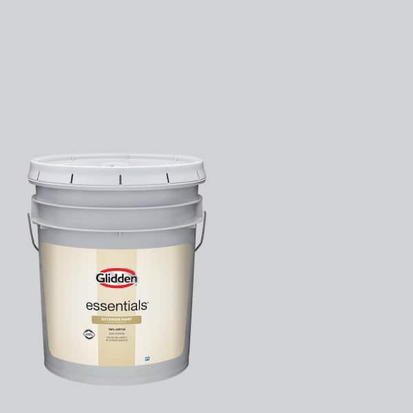 Glidden Essentials 5 gal. PPG1011-2 Elemental Semi-Gloss Exterior Paint