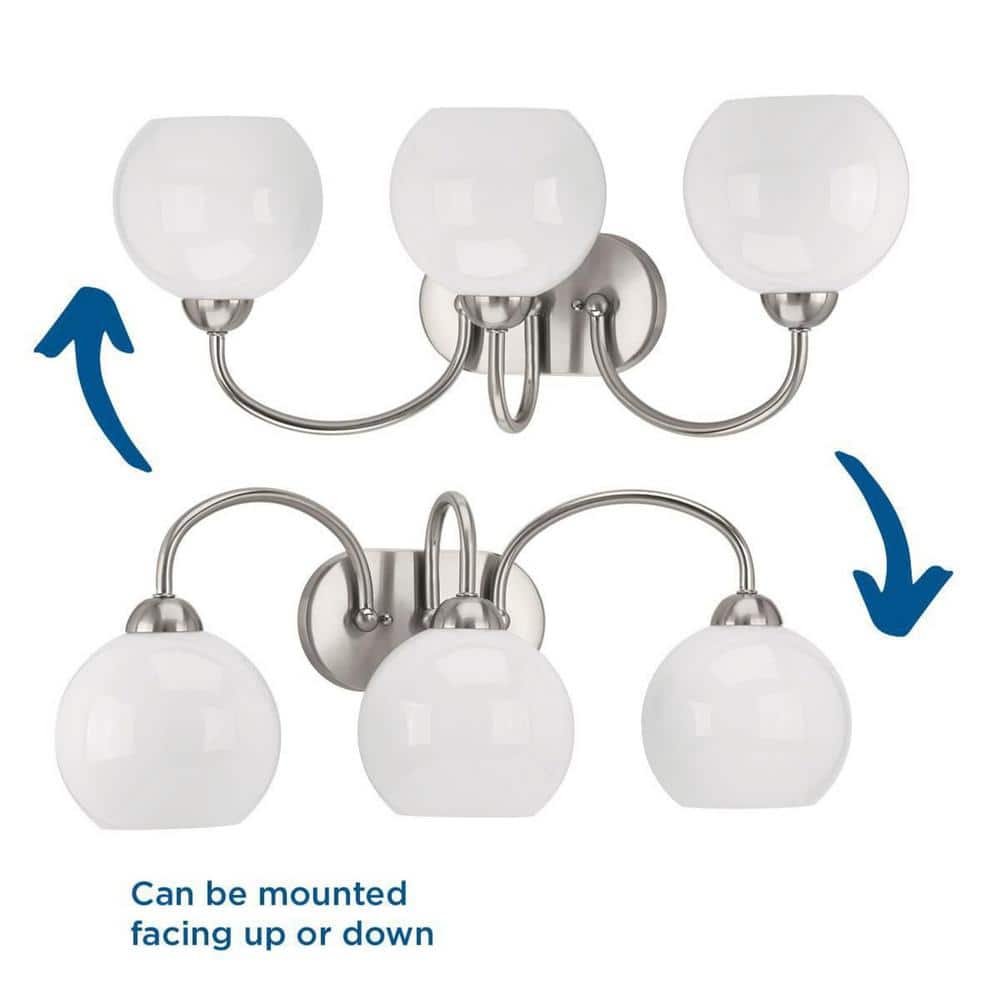 Carisa Collection 25 in. 3-Light Vanity Light - Thumbnail 2