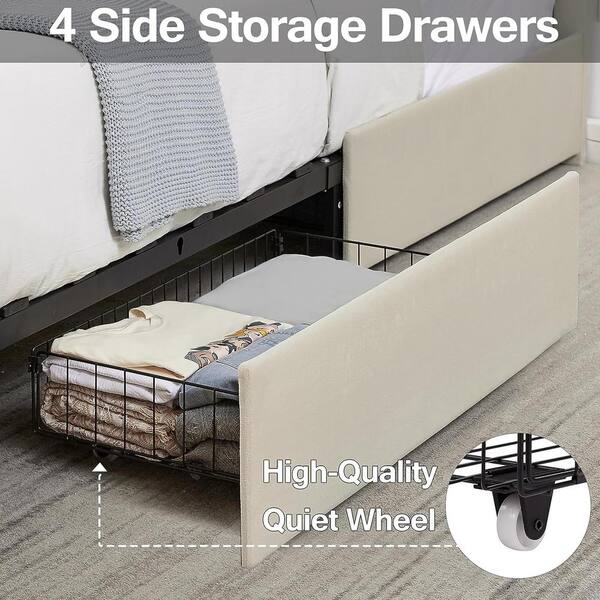 Quiet platform bed frame new arrivals