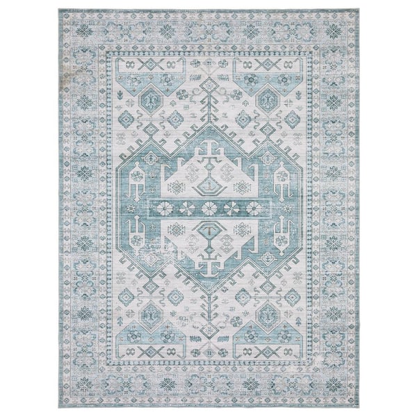 Home Decorators Collection Harmony Global Doormat 2 ft. x 3 ft. Polyester Indoor Machine Washable Scatter Rug