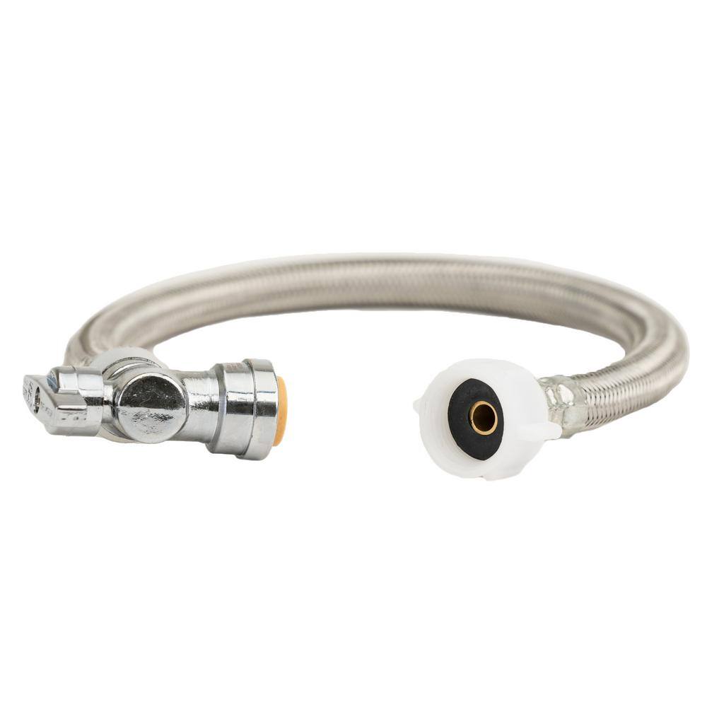 1/2 in. Push-to-Connect x 7/8 in. Ballcock x 18 in. Angle Stop Toilet Connector price history on PriceWatchPro