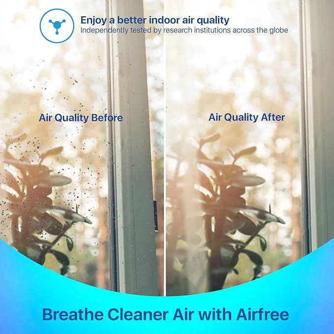 White Filterless Air Purifier with Silent Operation
