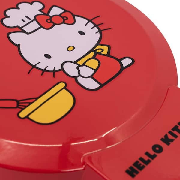 Uncanny Brands Hello Kitty 900W Red American Waffle Maker WM1-KIT