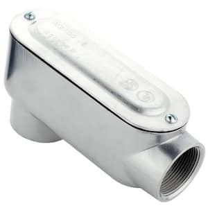 2 in. Rigid Metal Conduit (RMC) Threaded Conduit Body with Stamped Cover (Type LB)