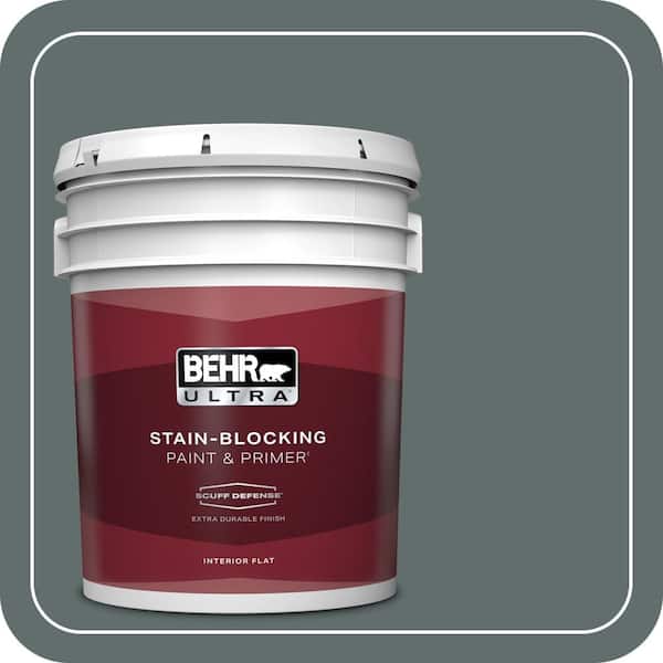 BEHR ULTRA 5 gal. #PPU12-19 Mountain Pine Extra Durable Flat Interior Paint & Primer
