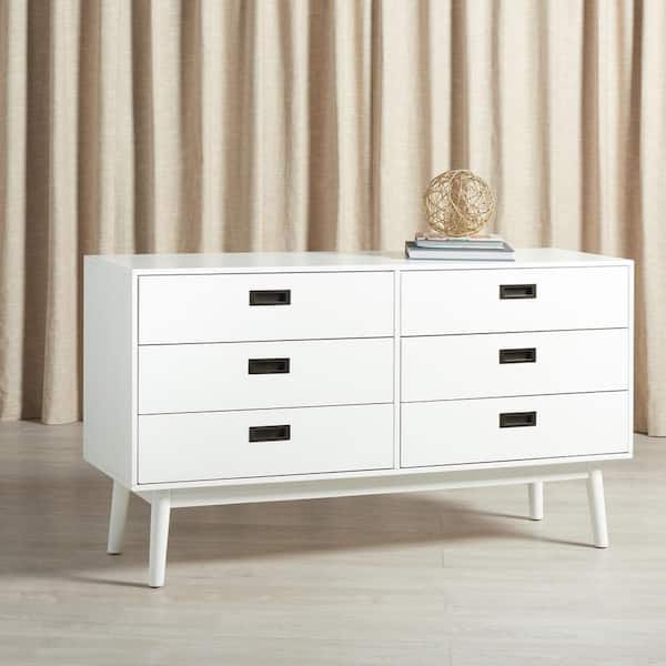 crate and barrel white dresser Hampshire 50" Wood 6-Drawer Kids The clean Hampshire 50" White Wood 6-Drawer