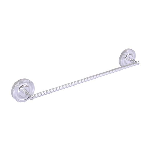 Allied Brass Regal Collection 36 in. Wall Mounted Towel Bar in Satin Chrome R-31/36-SCH
