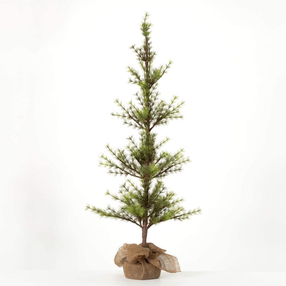 SULLIVANS 4 ft. Green Unlit Chartreuse Pine Artificial Christmas Tree TR1202 The Home Depot