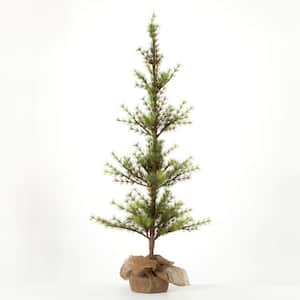 4 ft. Green Unlit Chartreuse Pine Artificial Christmas Tree